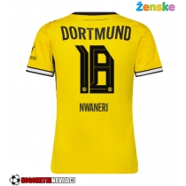 Ženske Nogometnih dresov Borussia Dortmund Ethan Nwaneri #18 Domači 2026-27 Kratki rokavi